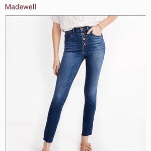MADEWELL 10” High Rise Skinny Button Fly Style AA573 Size 23. NWOT